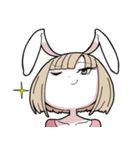 ウサギのエミ（個別スタンプ：8）