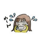色鉛筆の女の子の日常（個別スタンプ：11）
