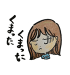 色鉛筆の女の子の日常（個別スタンプ：12）
