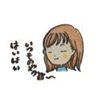 色鉛筆の女の子の日常（個別スタンプ：15）