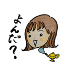 色鉛筆の女の子の日常（個別スタンプ：22）