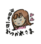 色鉛筆の女の子の日常（個別スタンプ：31）