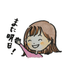 色鉛筆の女の子の日常（個別スタンプ：32）
