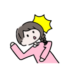 シンプル文字なし、女の子の日常（個別スタンプ：14）