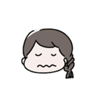 シンプル文字なし、女の子の日常（個別スタンプ：30）