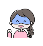 シンプル文字なし、女の子の日常（個別スタンプ：32）