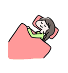 シンプル文字なし、女の子の日常（個別スタンプ：39）