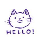 どうぶつのシンプルごあいさつスタンプ（個別スタンプ：1）