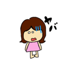 女の子ちちょん（個別スタンプ：8）