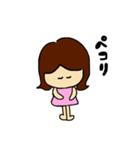 女の子ちちょん（個別スタンプ：11）