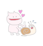 さけにゃんと愛しのでんでん（個別スタンプ：8）