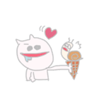 さけにゃんと愛しのでんでん（個別スタンプ：18）
