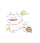 さけにゃんと愛しのでんでん（個別スタンプ：19）