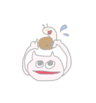さけにゃんと愛しのでんでん（個別スタンプ：22）