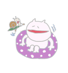 さけにゃんと愛しのでんでん（個別スタンプ：23）
