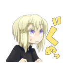 顔がうるさい子（個別スタンプ：4）