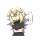顔がうるさい子（個別スタンプ：10）