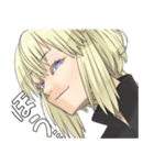 顔がうるさい子（個別スタンプ：14）