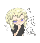 顔がうるさい子（個別スタンプ：30）