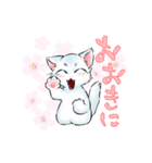 慶n.のオッドアイ白猫(関西弁バージョン)（個別スタンプ：6）