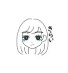 泣き虫な女の子（個別スタンプ：2）