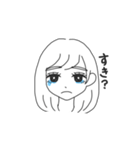 泣き虫な女の子（個別スタンプ：3）
