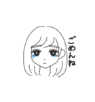 泣き虫な女の子（個別スタンプ：6）