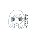 泣き虫な女の子（個別スタンプ：8）