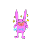 PINKのウサギ（個別スタンプ：5）