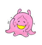 ピンクのめんだこ（個別スタンプ：7）