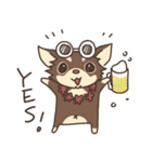 チワワ（チョコタン）のマナちゃん【夏】（個別スタンプ：18）
