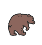 木彫熊 北海道の木彫り熊（個別スタンプ：4）
