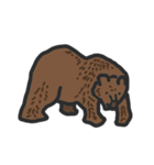 木彫熊 北海道の木彫り熊（個別スタンプ：10）