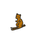 木彫熊 北海道の木彫り熊（個別スタンプ：14）