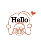 まゆげ☆おさる（個別スタンプ：5）