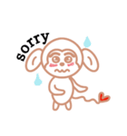 まゆげ☆おさる（個別スタンプ：6）