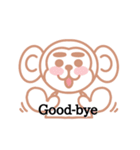 まゆげ☆おさる（個別スタンプ：9）