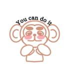 まゆげ☆おさる（個別スタンプ：12）