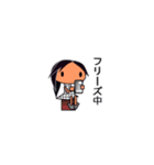 小学生の女の子がお友達や家族とお話します（個別スタンプ：7）