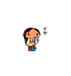 小学生の女の子がお友達や家族とお話します（個別スタンプ：13）