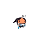 小学生の女の子がお友達や家族とお話します（個別スタンプ：23）