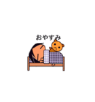 小学生の女の子がお友達や家族とお話します（個別スタンプ：32）