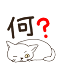 ★白ネコねこ丸★（個別スタンプ：5）
