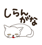 ★白ネコねこ丸★（個別スタンプ：6）