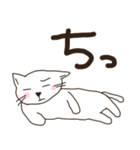 ★白ネコねこ丸★（個別スタンプ：35）