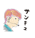 チルウェイブな女子いらすと（個別スタンプ：3）