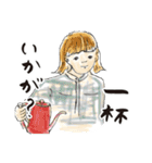 チルウェイブな女子いらすと（個別スタンプ：21）