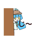 ゆきおんなスタンプ＆ゆきおんな(探偵ver.)（個別スタンプ：27）