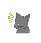 はいいろこねこ（個別スタンプ：12）