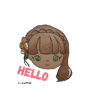 こむぎいろのおんなの子（個別スタンプ：7）